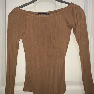 PrettyLittleThing off the shoulder bodysuit